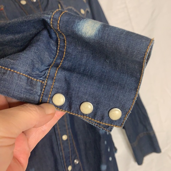 LUCKY BRAND Jean Shirt Vintage - Picture 5 of 13